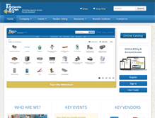 Tablet Screenshot of keyrefrigeration.com